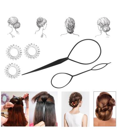 IvenCase 28-Part Hair Styling Accessories Set | Fashion Elastic Pliers Magical Curly Winder & Clips | Perfect for Braid Patterns & Hair Knots | International Shipping Available - Buy Online on GoSupps.com