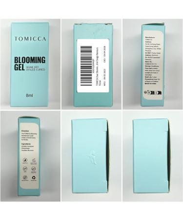 TOMICCA Clear Blooming Gel Nail Polish - Soak Off UV LED Blossom Gel for Watercolor Effect and Marble Nail Art Design - Buy Online on GoSupps.com