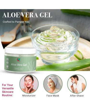 Aloe Vera Gel 12 oz | Unscented | Best for Face Scalp & Hair | Yogi s Gift - International Shipping Available - Buy Online on GoSupps.com