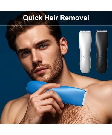 Bottone Men Body Hair Trimmer for Men Women Lady Shaver Hair Removal Bikinis Trimmer Groin & Body Shaver Groomer Arm Beard Black - Buy Online on GoSupps.com