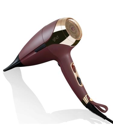 ghd Helios Hair Dryer - Plum Professional Hairdryer Powerful Airflow Style with Speed and Control 30% More Shine