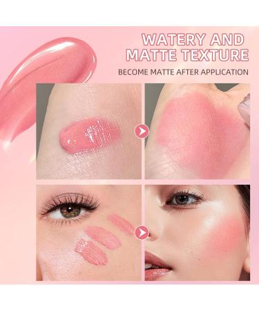 Rosarden Shimmer Pink Liquid Blush Stick with Built-in Puff - Long-lasting Cream Blush for Cheeks - Buy Online on GoSupps.com