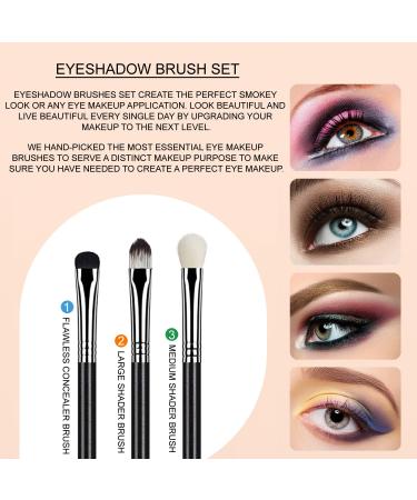 Buy KINGMAS 8Pcs Eyeshadow & Eyeliner Brush Set - Premium Makeup Tools for Women & Girls | International Shipping Available - Buy Online on GoSupps.com