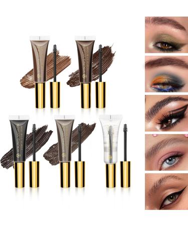 LXZJJM Waterproof Eyebrow Tint Long Lasting Brow Stain Smudge Proof Eyebrow Stain All Day Hold Shape Brows (01 LIGHT BROWN 0.40 FL.OZ/12ml) 12 ml (Pack of 1) 01 LIGHT BROWN - Buy Online on GoSupps.com