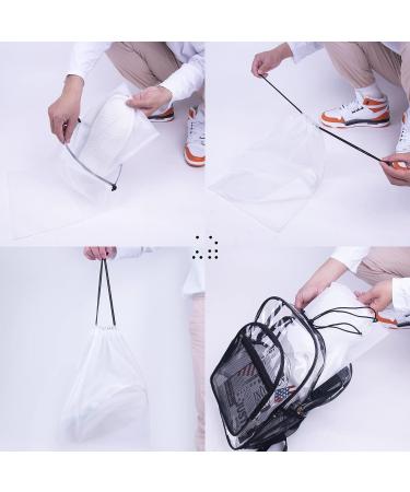 Reusable Waterproof Rain Boot Shoes Cover | Rubber Sole Overshoes for Women and Kids | 1 Pair (Size M) - Transparent - Buy Online on GoSupps.com