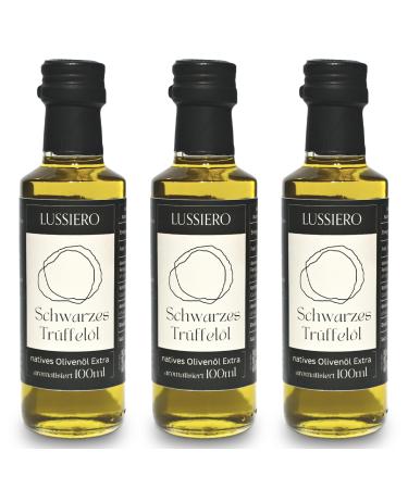 Pack of 3 Lussiero Truffle Oil Black Truffle Summer Truffle Oil Extra Virgin 100ml 100 ml (pack of 3)