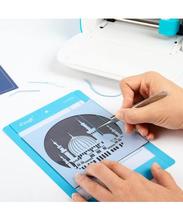 Ecraft Card Mat for Cricut Joy - 4.5x6.25 Inch Adhesive Blue Craft Quilting Mats (3 Pack) | Durable Sticky Replacement Accessories for Cricut Joy - Cricket Cut Mats - Buy Online on GoSupps.com