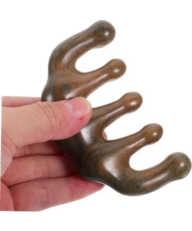 Orfofe Sandalwood Comb & Scalp Massager | Chinese Wooden Massage Tool for Relaxation - Buy Online on GoSupps.com