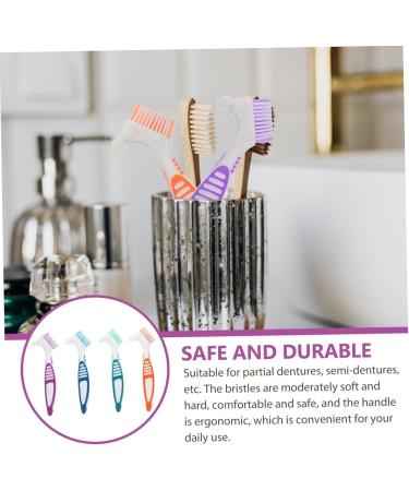 Shop Minkissy 28-Piece Toothbrush & Cleaning Brush Set - Ideal for Household Denture Care | Soft Fur & Nylon Bristles for Effective Cleaning - Buy Online on GoSupps.com
