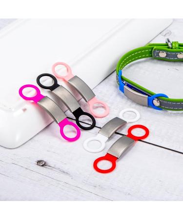 Personalized Silicone Dog ID Tags - 2 Pack Engraved Pet Name Plates for Dogs & Cats - Blue M - Buy Online on GoSupps.com