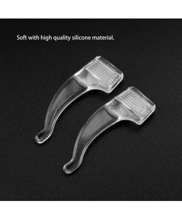 Doitool Anti-Slip Glasses Ear Pads - 10 Couples Durable Silicone Clear Temple Tips for Glasses & Sunglasses - Buy Online on GoSupps.com