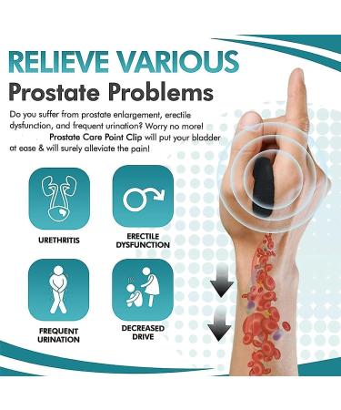 Prostate Care Point Clip - Acupressure Relief for Prostate Problems Tension & Anxiety (1 Piece) - Buy Online on GoSupps.com