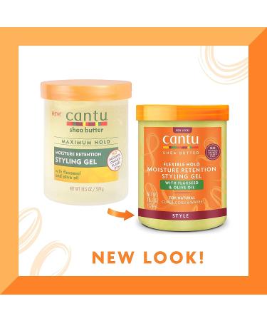 Cantu Moisture Retention Styling Gel 18.5oz - Define and Hydrate Your Curls - Buy Online on GoSupps.com