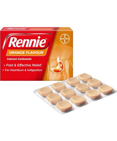 Rennie Orange 500mg (3 x 36 Pack) - Buy Online on GoSupps.com