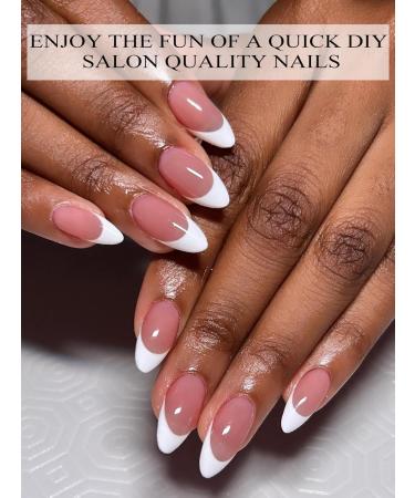 Buy EBANKU 52Pcs Semi-Cured Gel Toenail Strips - Long-Lasting French Sheer Jelly Nude Pink Nail Polish Stickers for Toes - UV Light Required - Perfect Manicure & Nail File Included - Buy Online on GoSupps.com