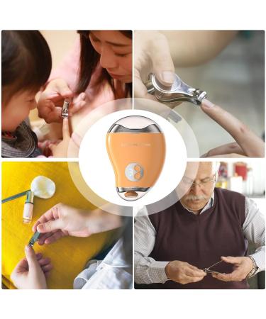 Electric Nail Grinder for People Toenail Cutter Cutter - Double Head Finishing Knife Sharpener 3 Speed Double Head Nail Grinder Safe yellow - Buy Online on GoSupps.com