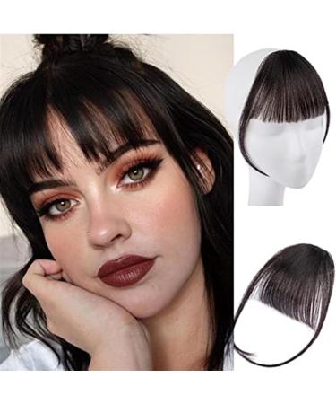 Bangs Hair Clip Clip in Bangs Extensions Wispy Bangs Fringe Hairpieces for Women Clip on Air Bangs Flat Neat Bangs Hair Extension for Daily Wear Hairpieces (Color : Hzong) - Buy Online on GoSupps.com