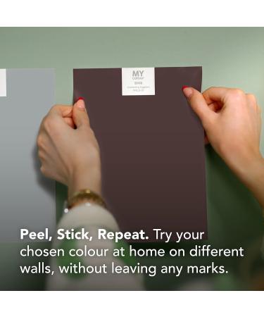 MY colour by Johnstone's Peel & Stick Colour Sample - Ash Grove Luxurious Durable Matt Finish - Buy Online on GoSupps.com