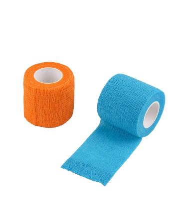 Mooerca 12 Pack Self Adherent Cohesive Wrap Bandages 2 x 5 Yards - Rainbow | Elastic Self Adhesive Tape for Sports Injuries - Wrist, Ankle & First Aid - Buy Online on GoSupps.com