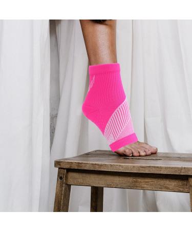 3 Pairs Ankle Support Socks - Anti-Sprain Braces & Protective Covers - Sports Ankle Wraps XL Pink - Buy Online on GoSupps.com