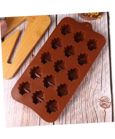 HOMSFOU 6 Pcs Maple Leaf Mold Thanksgiving Fondant Molds Chocolate Thankgiving Cake Mold Fall Candy Ice Jewlery Making Supplies Silicone Baking Mold Fudge Child Chewing Gum Silica Gel - Buy Online on GoSupps.com