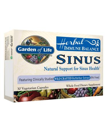 Garden of Life Herbal Immune Balance Sinus 30 Vegetarian Capsules
