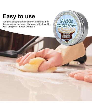 Stone Floor Polish Wax | Marble Wax Coating Agent Shiny Waterproof Tile Wax - Polish Wax Glossy Protective Floor Care for Floor Tiles Quartz Stone Granite Marble Suanq - Buy Online on GoSupps.com