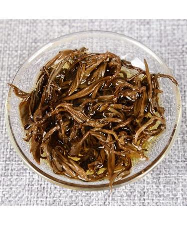 HQZM Yunnan Ancient Tree Small Golden Bead Dianhong Tea 500g Unique Flavor Black Tea 1764oz - Buy Online on GoSupps.com