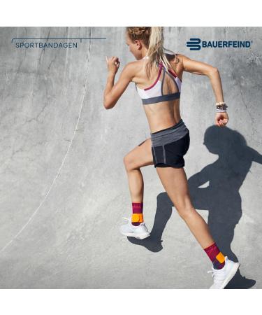 Bauerfeind Ankle Bandage Support for Sports - Unisex All-Black Ankle Brace for Football Fitness & Running - Buy Online on GoSupps.com