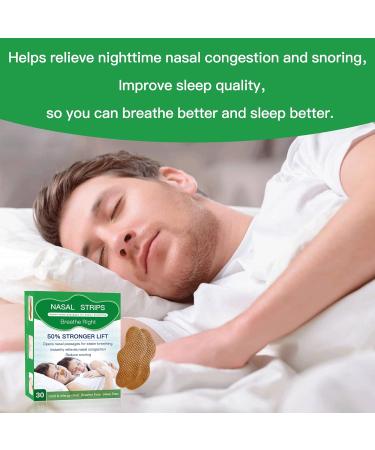 30 Count Nasal Strips for Snoring Relief and Better Sleep - Buy Online on GoSupps.com