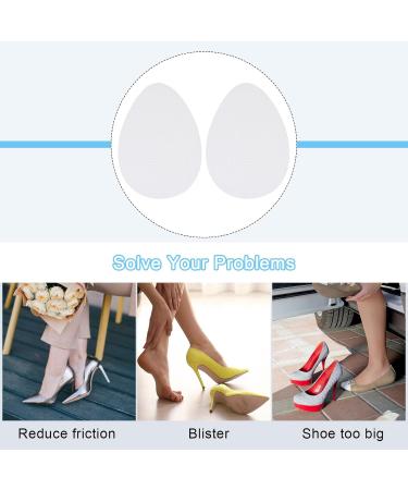 HARFINGTON Non-Skid Shoe Pads - 5 Pairs Clear Silicone Grip Stick Sole Protectors for Men & Women - Buy Online on GoSupps.com