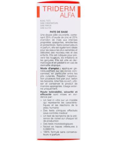 Triderm-Alfa Base Paste 25 150 ml - Buy Online on GoSupps.com