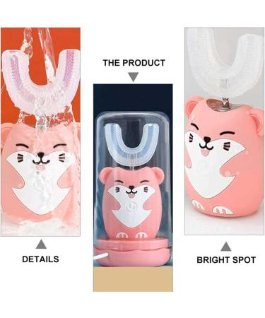 UOOD Kids U Shaped Electric Toothbrush 360 Automatic Whitening Rechargeable Sonic Toothbrush Auto Brush for Children (Color : Pink Size : 8-15 Years Old) 1 count (Pack of 1) Pink - Buy Online on GoSupps.com