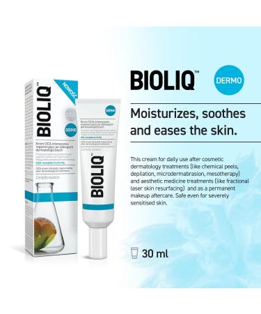 Bioliq - Dermo Cica Cream - Intensive Regeneration After Dermatological Procedures Soothing Moisturizing with CICA and Cu-Zn-Mg Complex - 30ml - Buy Online on GoSupps.com