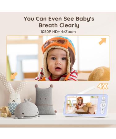 BOIFUN 1080P Wifi Video Baby Monitor Camera with App Control, Motion Detection, Night Vision - Smart Baby Monitor for Android/iOS Smartphone - Buy Online on GoSupps.com
