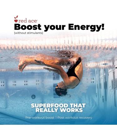Red Ace Swiss Chard & Beet Powder - Organic Gluten-Free Pre Workout Supplement for Energy Boost - Vegan Superfood for Men & Women - 5.3oz - Buy Online on GoSupps.com