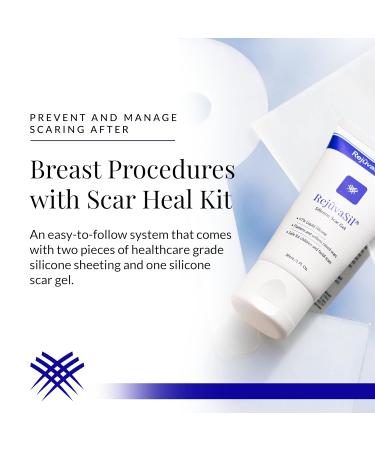 Rejuvaskin Scar Heal Kit for Breast Scars - Soften, Flatten, and Reduce Scars - Silicone Sheet & Medical Tape Included - Physician Recommended - Buy Online on GoSupps.com