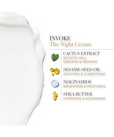 INVOKE Night Cream - Restore & Rejuvenate with Antioxidants | Natural Anti-Aging Moisturizer for All Skin Types | 1.7 oz - Buy Online on GoSupps.com