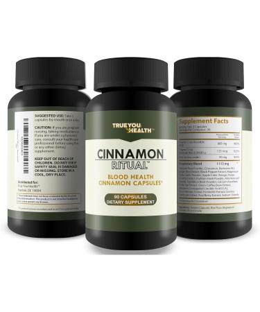 Cinnamon Ritual - Our Best Cinnamon Supplement for Blood Support - Promotes Healthy Blood Flow - Improved Formula W/Turmeric & Vitamins - Glucose Reset Ritual Sugar Health Blood Health - Buy Online on GoSupps.com