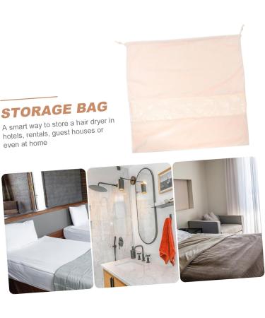 Didiseaon 4 Pcs Hair Dryer Storage Bag Travel Hair Dryer Bag Organizer Storage Organizer Manager Portable 40x40cmx4pcs Beigex4pcs - Buy Online on GoSupps.com