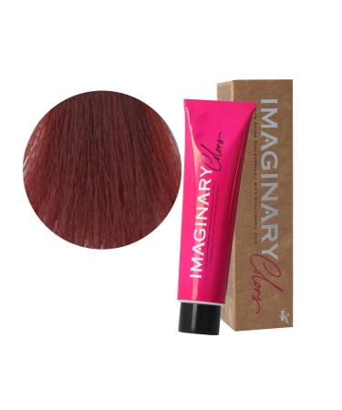 Imaginary The Imaginary Colors Vegan Permanent Hair Color with Hyaluronic Acid - 100% Coverage - Red and Purple Shade 5-5 Light Mahogany Brown - 100 ml