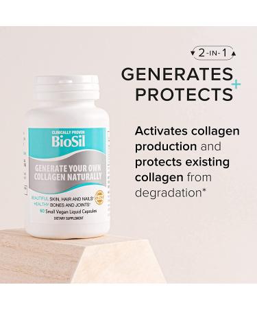 BioSil by Natural Factors - Advanced Collagen Generator, 60 Veg Capsules - Buy Online on GoSupps.com