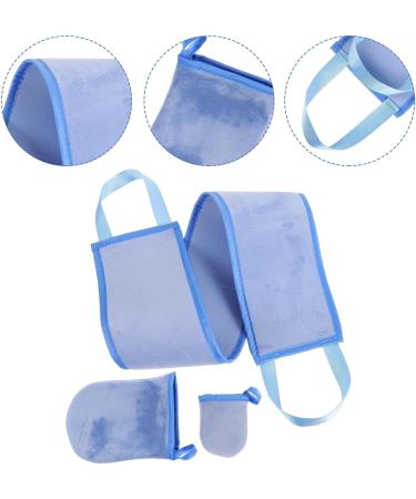 ARTIBETTER Moufles sans Doigts Bleu Bande Dorsale Moufles Doigts et en Tissu Pelucheux Kit Pratique pour Autobronzant Lotion Soin Peau Adultes et Femmes - Buy Online on GoSupps.com