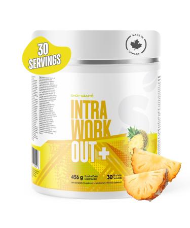 Shop Sante Intra Workout Plus - EAA + BCAA Powder - 30 Servings Essential Amino Acids Drink Supplements for Hydration Endurance & Muscle Recovery - 8g EAAs Electrolytes - Pineapple.