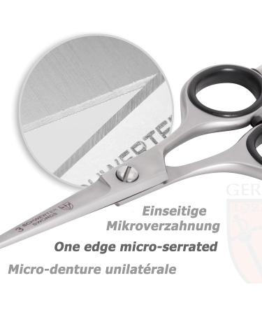 3 Swords Germany Professional Nostril Nose and Ear Hair Scissors Stainless Steel Straight Rounded Blade with Black case Nose Hair Scissors - Buy Online on GoSupps.com