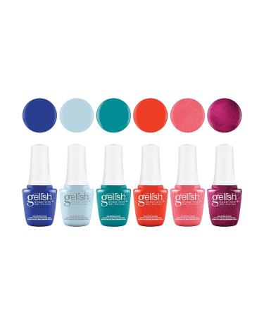 Gelish Mini Makin' A Splash 6 Pack Summer Edition Gel Nail Polish Kit - Buy Online on GoSupps.com