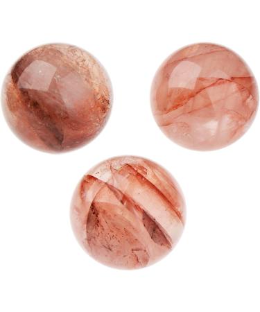 NKlaus 30mm Natural Hematite Quartz Ball - Energetic Gemstone for Meditation & Healing | International Shipping Available - Buy Online on GoSupps.com