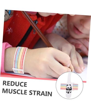 Lurrose Anti-Hook Wrist Brace Students Pens Corrector Writing Trainer Kids Tools Double Layer Fineknit Nylon Colorful 10.5X7X3.5CM - Buy Online on GoSupps.com