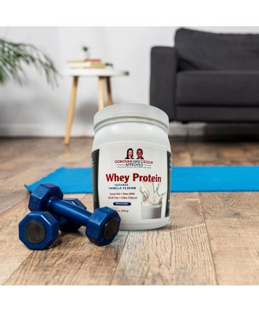 Grass Fed Whey Protein Shake - 19g Protein BCAAs Natural Vanilla Meal Replacement & Post Workout Recovery (12 Oz - Buy Online on GoSupps.com