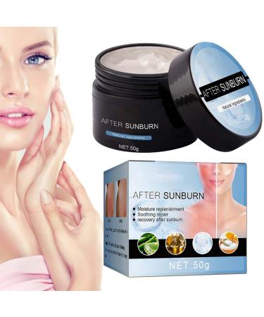 Lambo After-Sun Milk - Organic Moisturizing Cream Soothing and Hydrating Repairs Sunburn and Scars | Aloe Vera Gel for Face Hair and Body Lambo